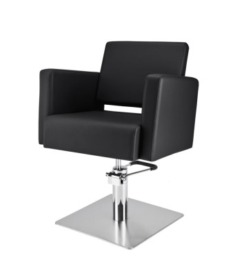 Super Salon Premium - scaun de coafor hidraulic si baza patrata cromata