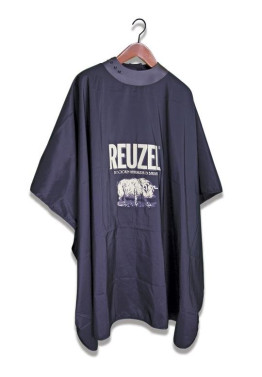 Pelerina de tuns cu guler din neopren si prindere cu capse Reuzel Salon Super Cape