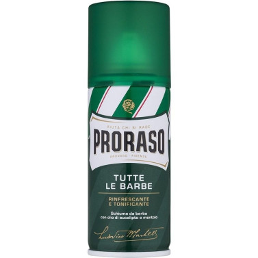 Spuma de barbierit cu eucalipt si mentol Proraso Green