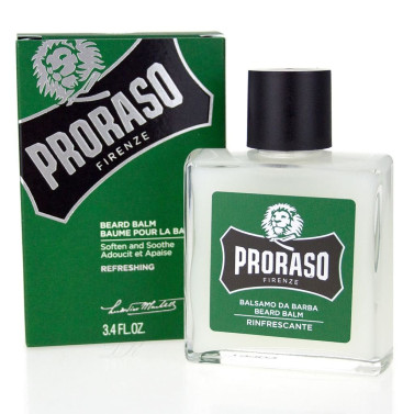 Balsam de barba cu eucalipt si mentol Proraso Green
