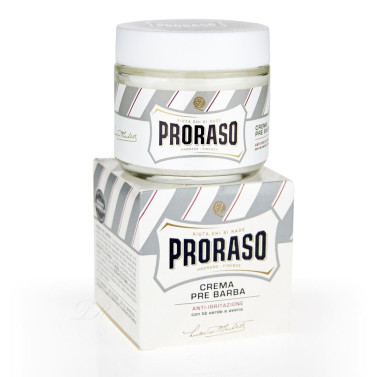 Crema inainte de ras pentru piele sensibila Proraso White