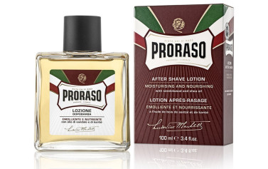 Aftershave hidratant cu aroma de lemn se santal Proraso Red