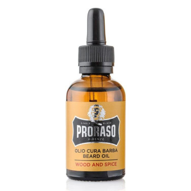 Ulei catifelant de barba cu extract de macadamia si avocado Proraso Wood And Spice