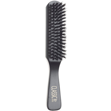 Perie plata din lemn si par natural de mistret Sibel Classic 59