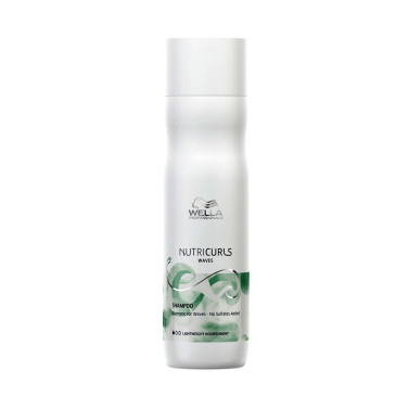 Sampon hidratant fara sulfati pentru par ondulat Wella Professionals Nutricurls Waves