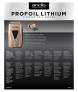 Aparat de ras Andis ProFoil Cooper Lithium Titanium Foil Shaver